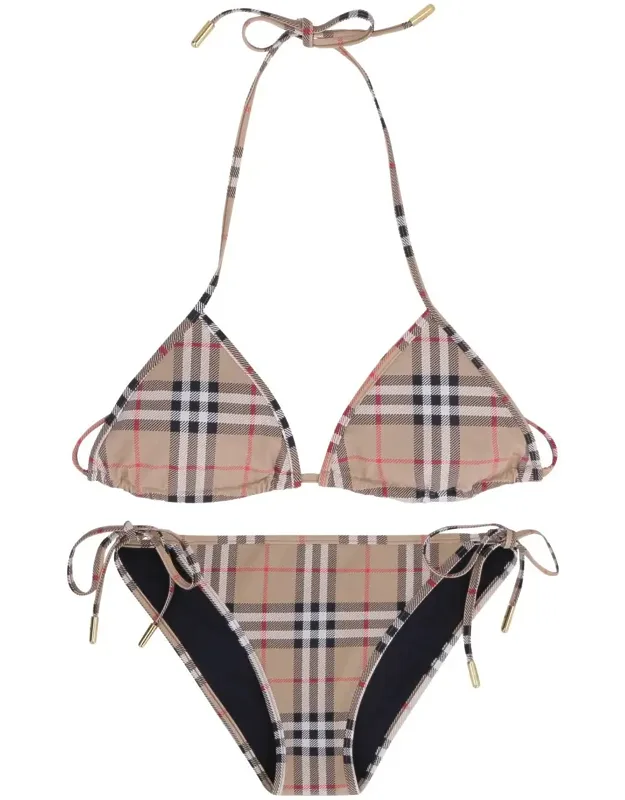 Bikini With Triangle Bra