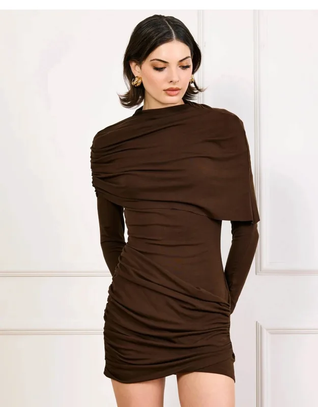 Draped Mini Dress