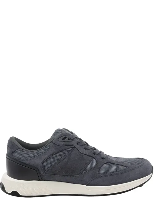 Sneakers, Round Toe, Lace Closure, Rubber Sole