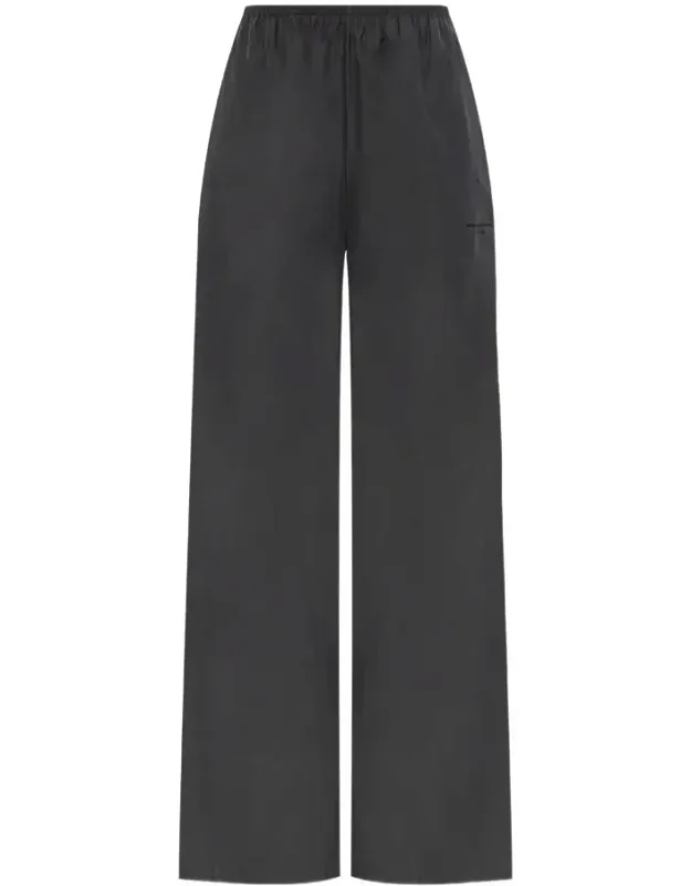 Mid-rise Pants With Elasticated Waistband