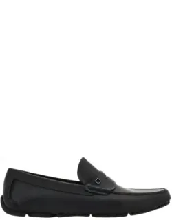 Flat Shoes With Penny Strap And Rubber Sole