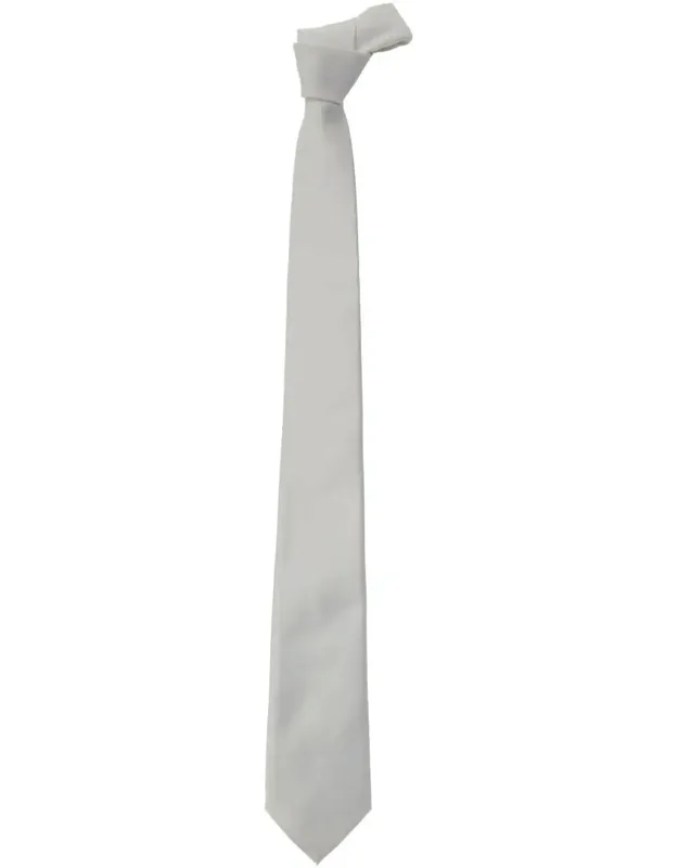 Silk Tie With Rear Closure