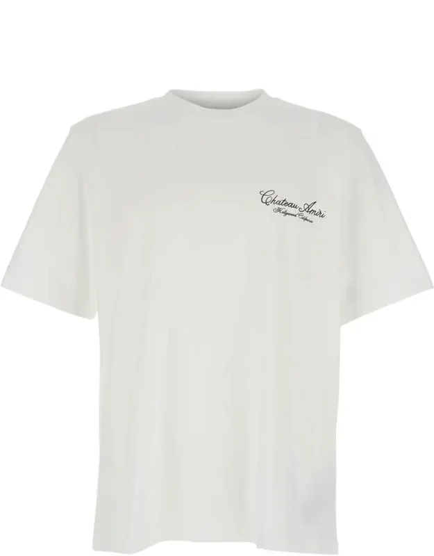 Crewneck T-shirt With Logo Detail On The Front And Maxi Logo On The Rear In Cotton