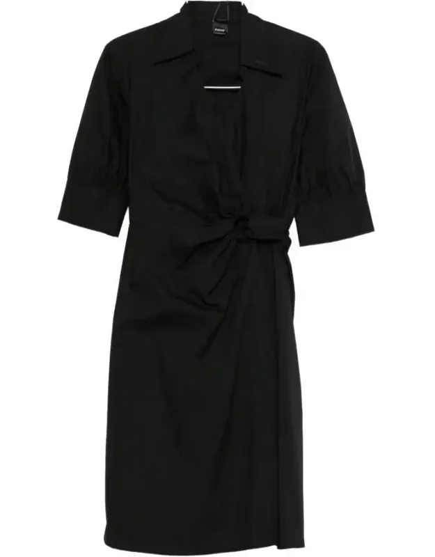 Dress With Waist Tie