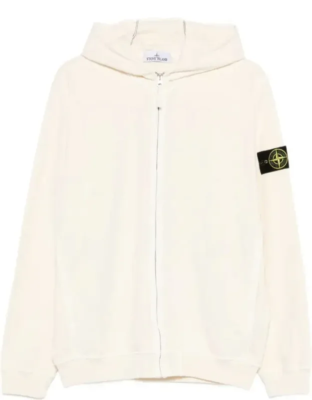 Logo Patch Zip-up Hoodie