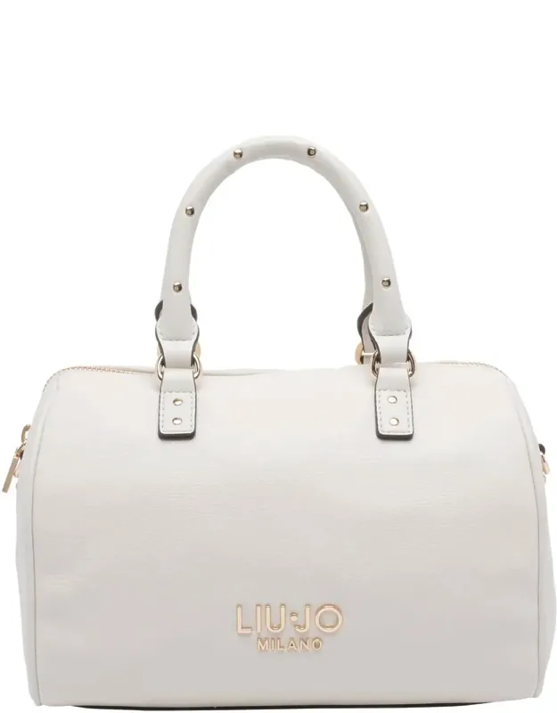 Handbag With Zip Closure And 2 Handles