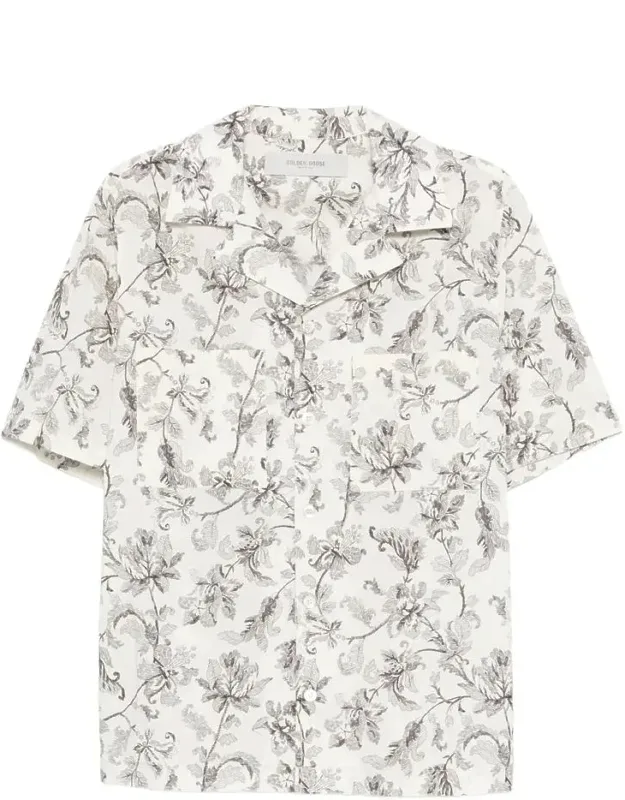 Journey Short Sleeves Boxy Shirt Pasifae Printed Cotton Clothing