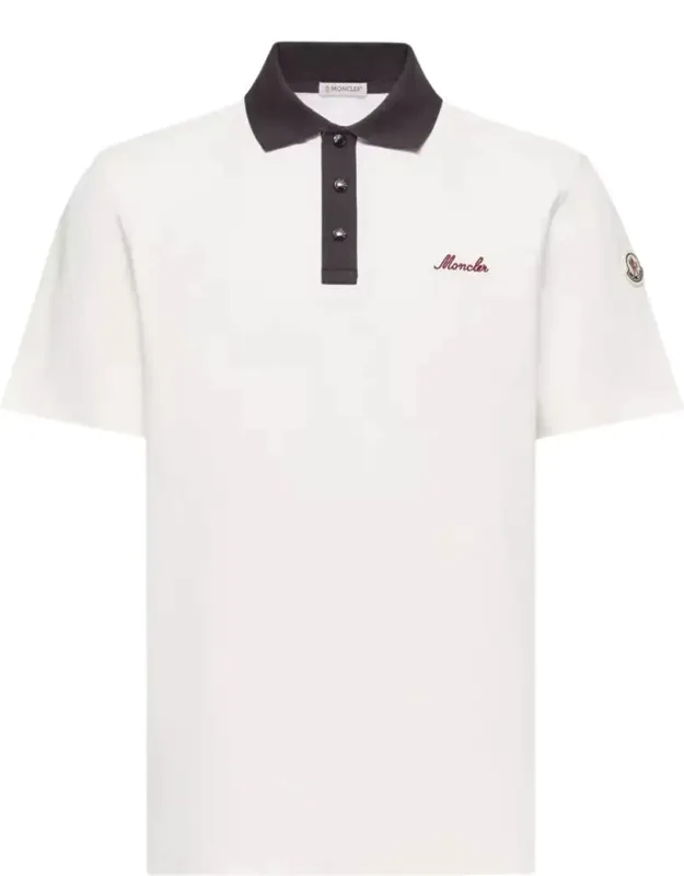 Cotton Polo Shirt With Contrasting Collar