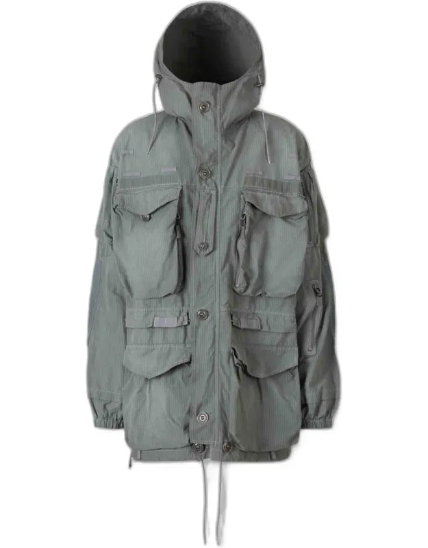 Parachute Multi-pocket Parka