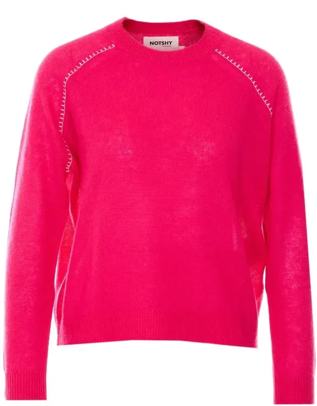 Sweater Crewneck Embroidered Detail