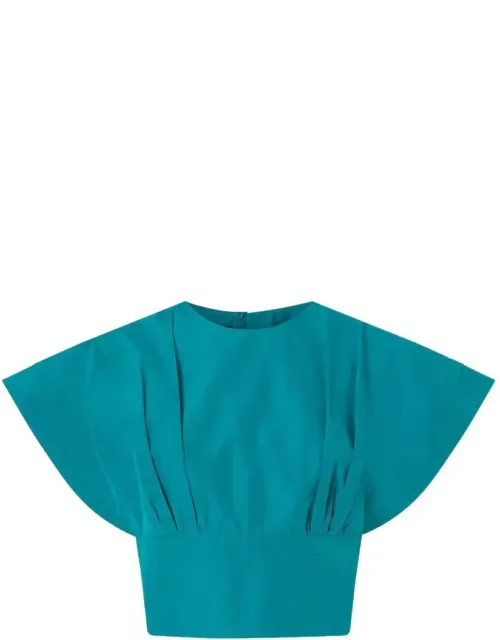 Top With Pleat Detailing And Concealed Rear Fastening