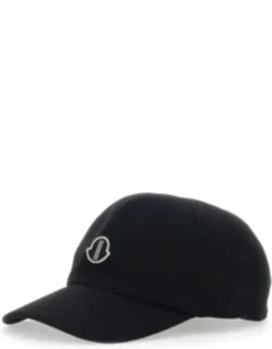 Baseball Cap With Logo Embroidery In Cotton