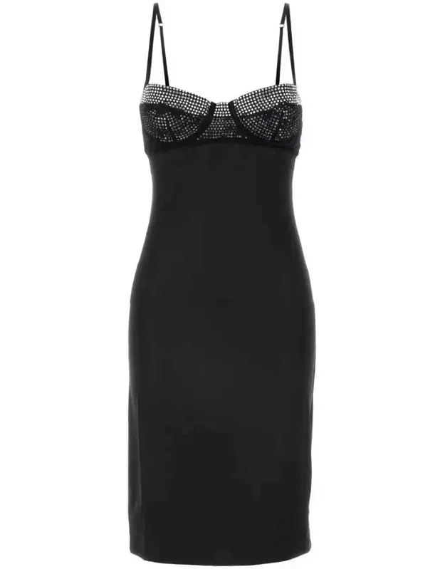 Dress In Stretch Satin