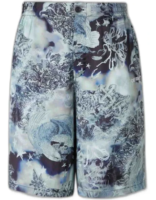 Printed Casual Bermuda Shorts