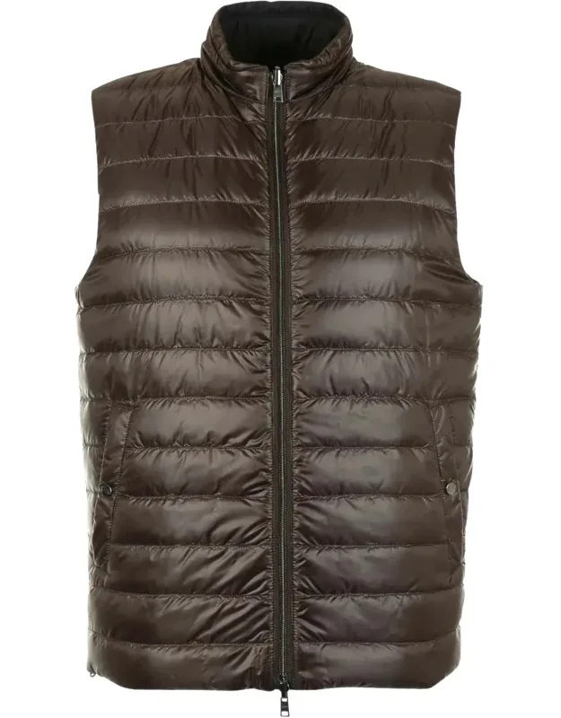 Reversible Sleeveless Down Jacket