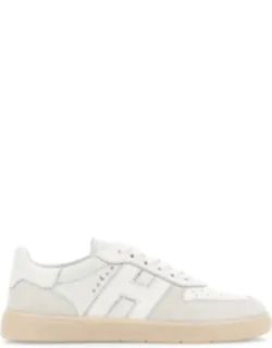 Flat Shoes With Logo Detail And Perforated