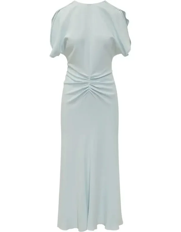 Gathered Midi Dress