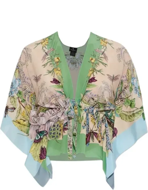 Jacket With Unique Patterns And Luxurious Fabrics