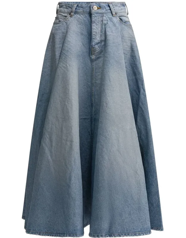"godet" Long Skirt