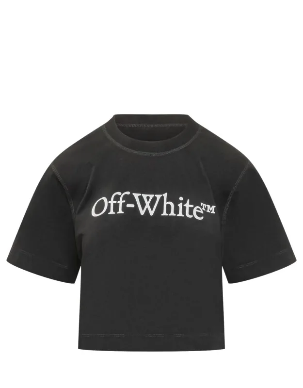 Cropped Big Logo Bookish T-shirt