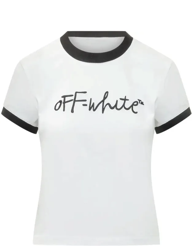 Script Fitted T-shirt