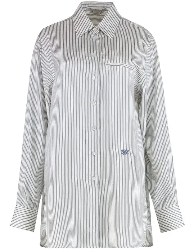 Striped Silk Shirt