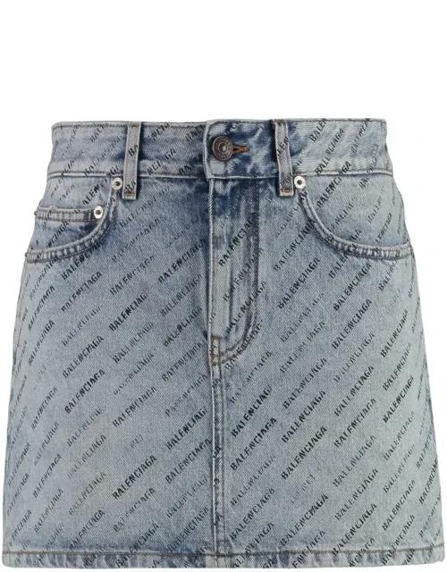 Denim Mini Skirt
