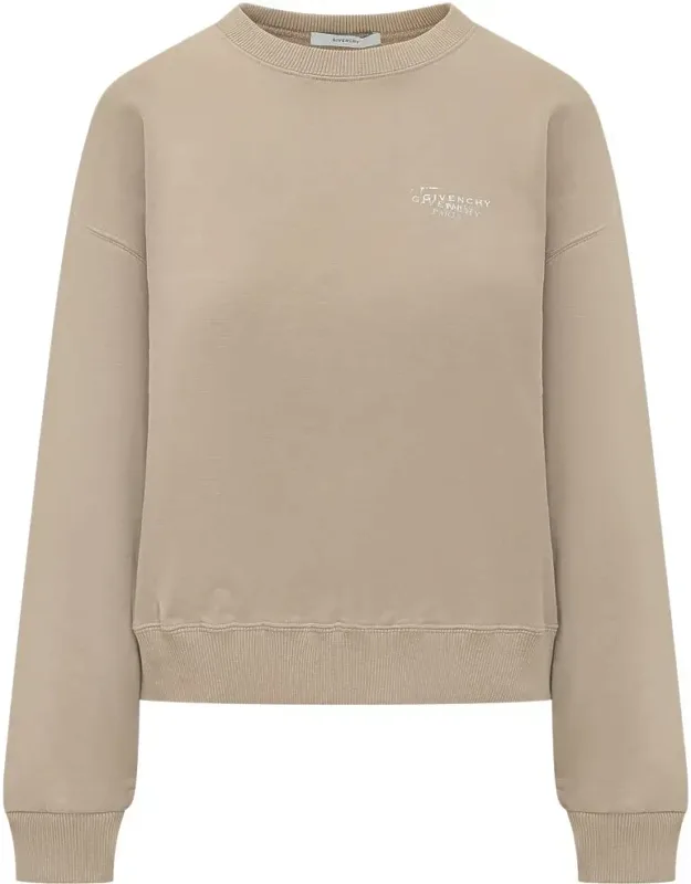 Crewneck Sweatshirt With Embroidered Logo
