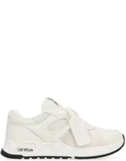 Kick Off Leather And Mesh Sneakers