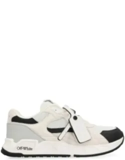 Sneakers In Leather And Mesh