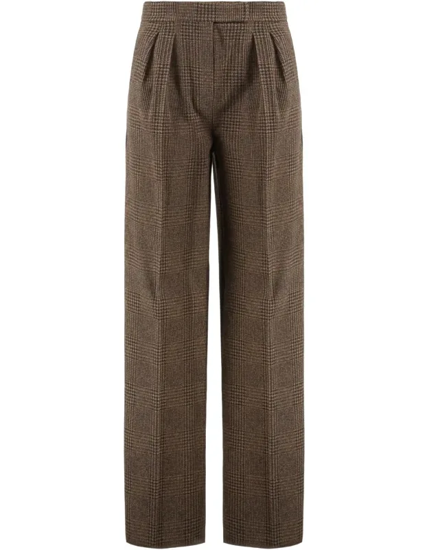 Pants In Wool And Cotton Jersey