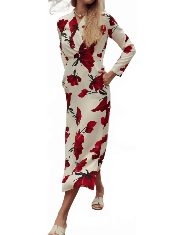 Faux Wrap Dress