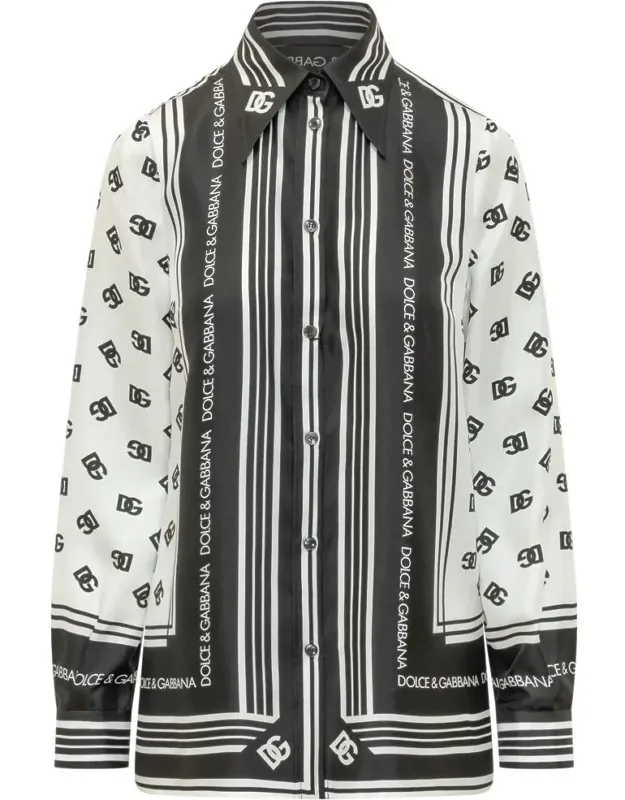 Graphic Striped Shirt