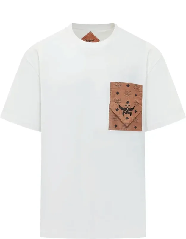 Nylon Pocket Cotton Jersey Tee