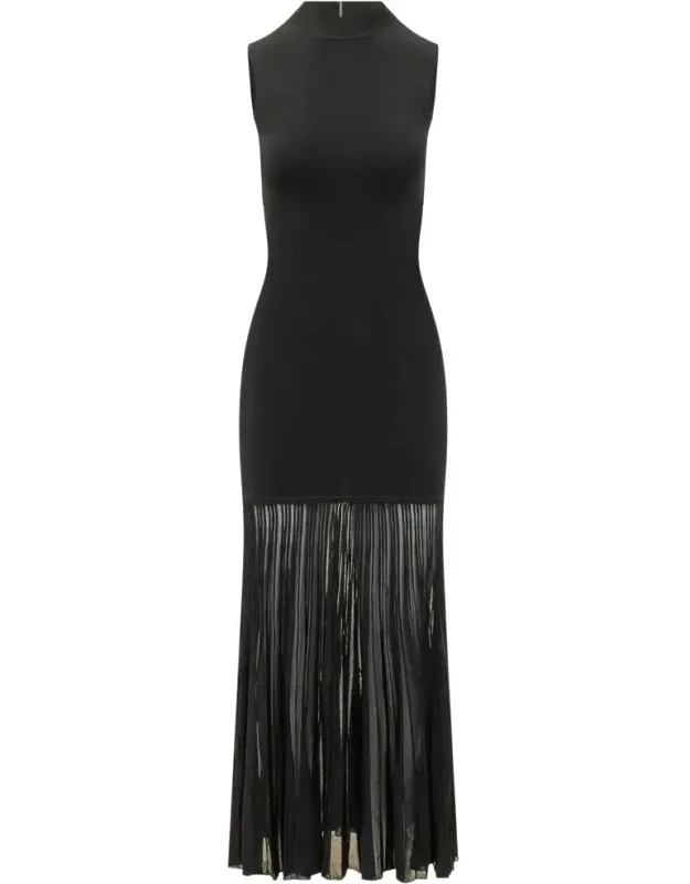 Mock Neck Maxi Dress
