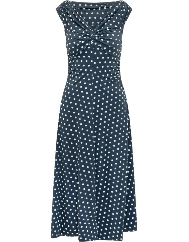 Midi Polka Dot Dress