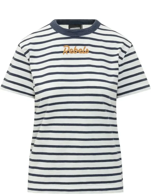 T Shirt Just Right Fit Striped