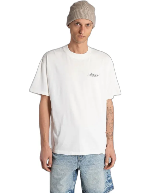 T-shirt With Logo Print On Chest And Back