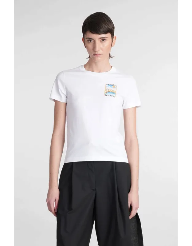 T-shirt With Round Neck And Short Sleeves
