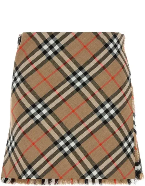 Skirt Embroidered Twill