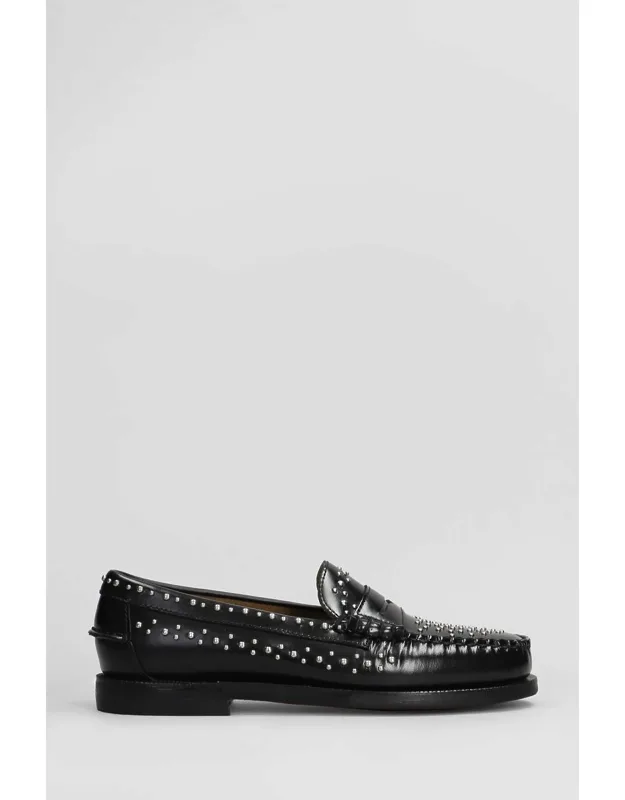 Sebago Dan Studs Loafers, Round Toe, Micro Studs Detail