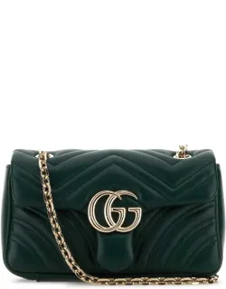 Shoulder Bag Nappa Leather, Small Gg Marmont Shoulder Bag
