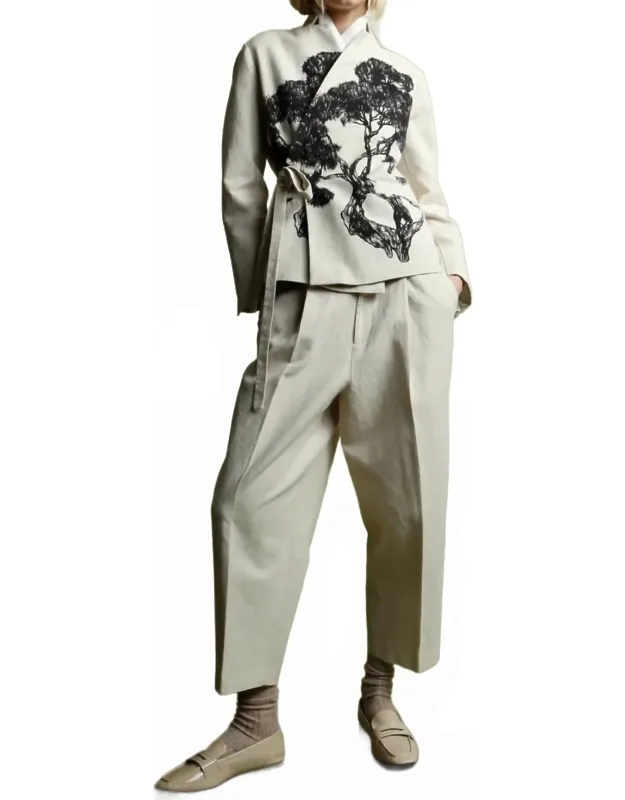 Structured Slouchy Pants