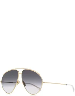 Sunglasses With Gold Metal Frame