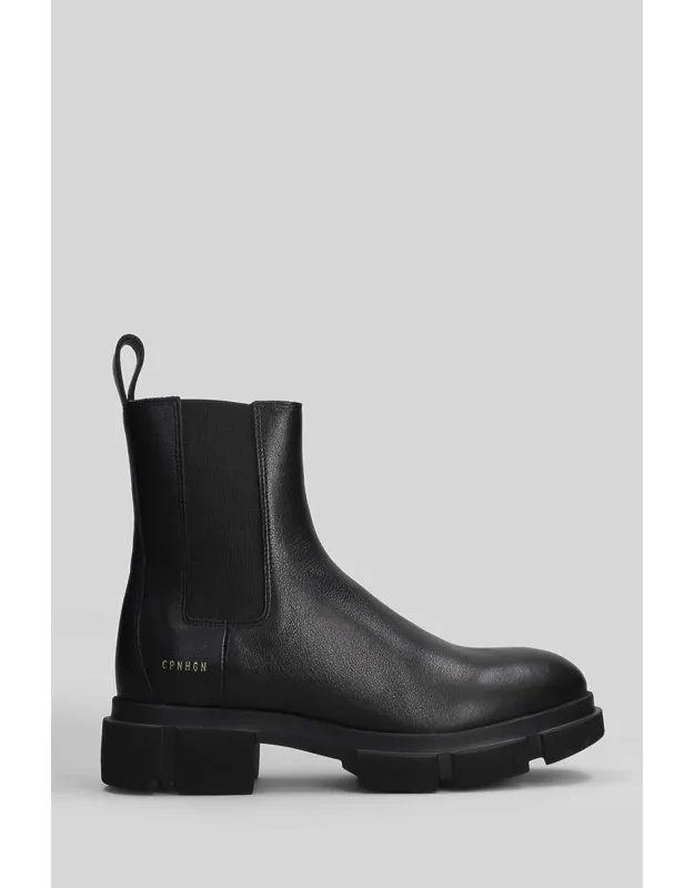 Cph 570 Combat Boots - Slip On, Pull Tab