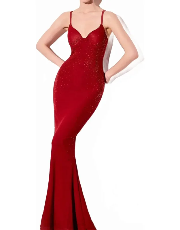 Celestial Crystal Maxi Dress