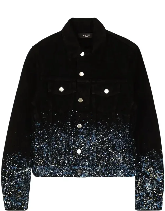 Crystal Painter Trucker Jacket
