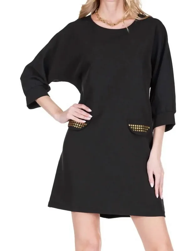 Stud Kimono Dress