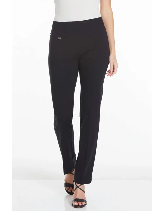 Wide Band Pull On Relaxed Leg Pants