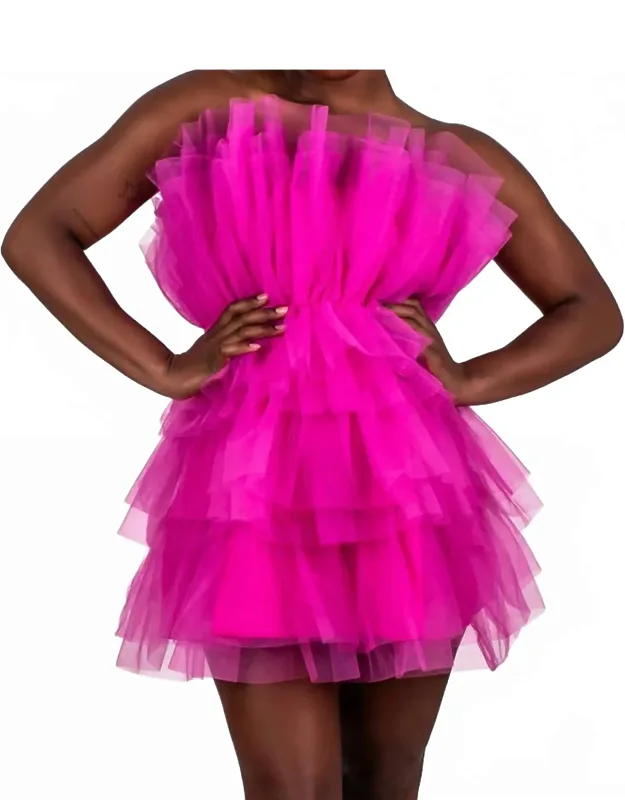 Tiered Tulle Dress